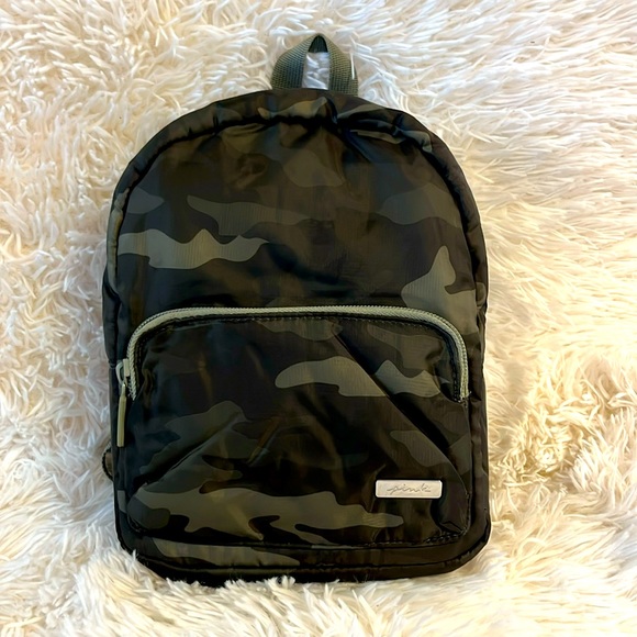 PINK Victoria's Secret Handbags - PINK Victoria Secret Camouflage Mini Backpack